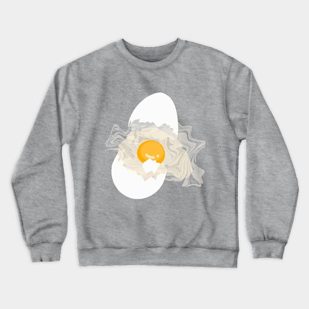 Busted Egg Crewneck Sweatshirt by Studio Lockhart